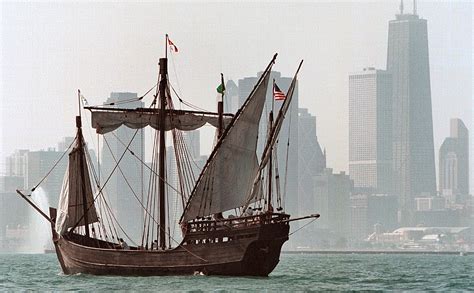 Christopher Columbus Nina And Pinta Sail Into South Haven