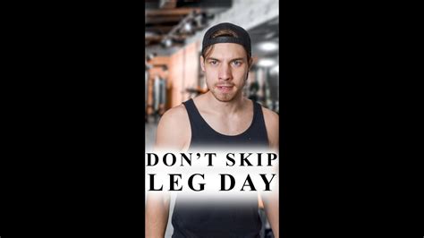 What Happens When You Skip Leg Day Shorts Youtube