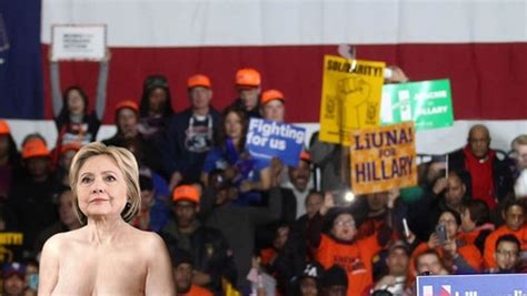 Naija Juice Magazine Hillary Clinton Appears Before Rally Completely