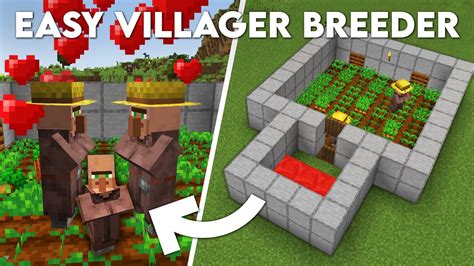 Minecraft Infinite Villager Breeder Tutorial Easiest And Best Design