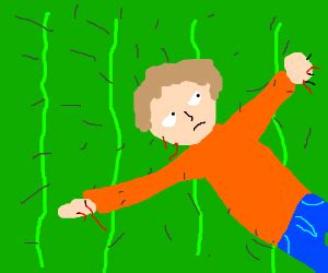 Asdf movie don't touch the cactus. Now son, don't touch that cactus! - Drawception