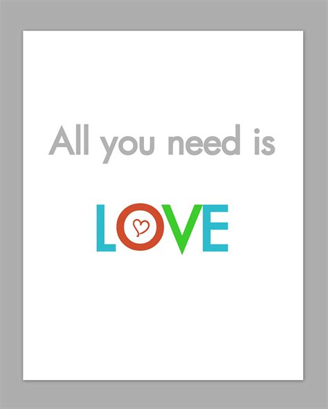 No Time To Be Bored All You Need Is Love Free Printable
