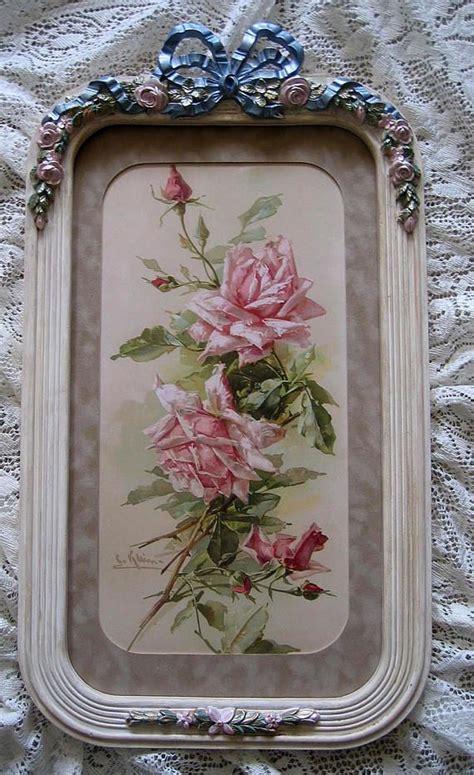 Catherine Klein Pink Roses Art Print Yard Long Vintage Buy Now At