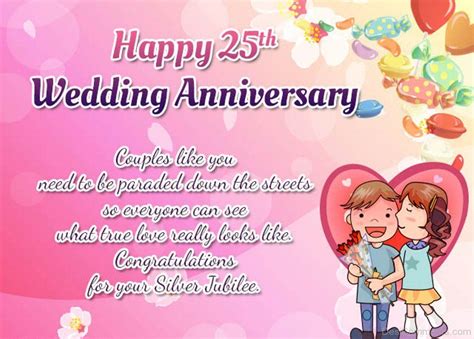 Happy 25th Wedding Anniversary Dc09 25th Wedding Anniversary Wishes