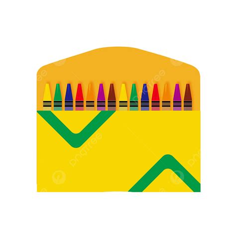 Crayones Box Clipart Hd Png Triangle Pattern Crayon Box Clip Art
