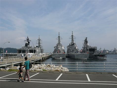 Yokosuka as its base in partnership and support of the naval forces japan. File:JMSDF Yokosuka Naval Base 海上自衛隊横須賀基地 - panoramio.jpg - Wikimedia Commons