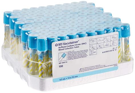 Buy Bd Vacutainer Glass Blood Collection Tubes Citrate Glass Tube