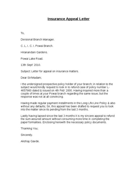 Sample unemployment denial appeal letter. Insurance Denial Letter Template - business form letter ...
