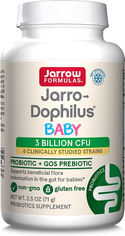 Amazon Com Jarrow Formulas Babys Jarro Dophilus Gos Supplement Billion Cfu Per Serving