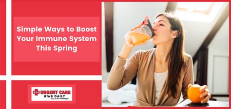 Simple Ways To Boost Your Immune System This Spring