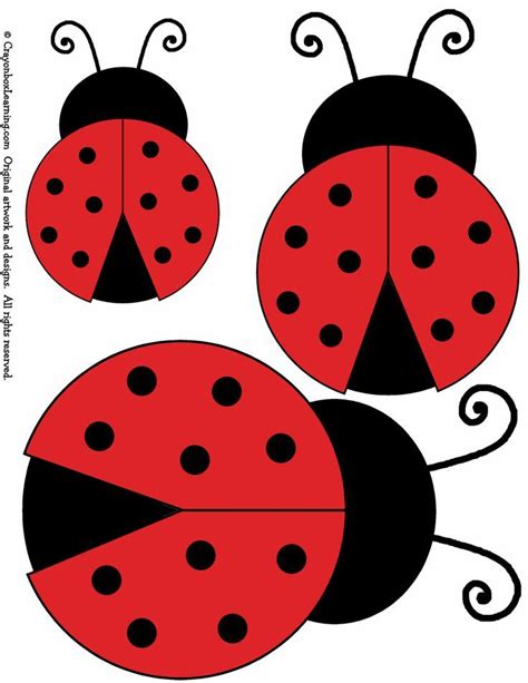 This sweet printable ladybug pack is perfect for kids in kindergarten and preschool. Sakura-food-recipe: Ladybug Printables