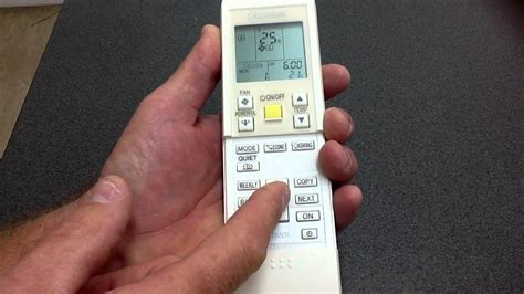 Daikin Remote Control Heat Symbol