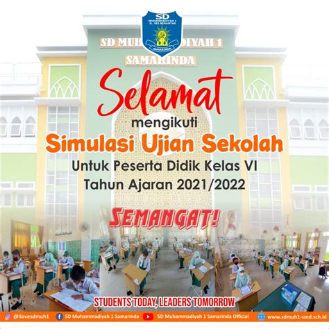 Simulasi Ujian Sekolah Sd Muhammadiyah 1 Samarinda