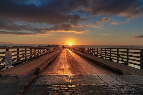 Sunrise At The Wooden Bridge Clontarf Dublin Photograph By Gearoid