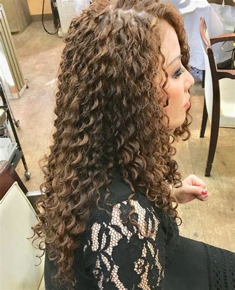 pin by mark mcnabb on beautiful curls permed hairstyles long curly hair thick hair styles