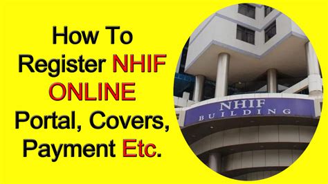 How To Register For The National Hospital Insurance Fund Nhif Online