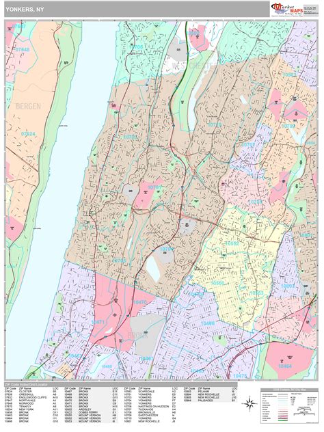 Yonkers City Maps