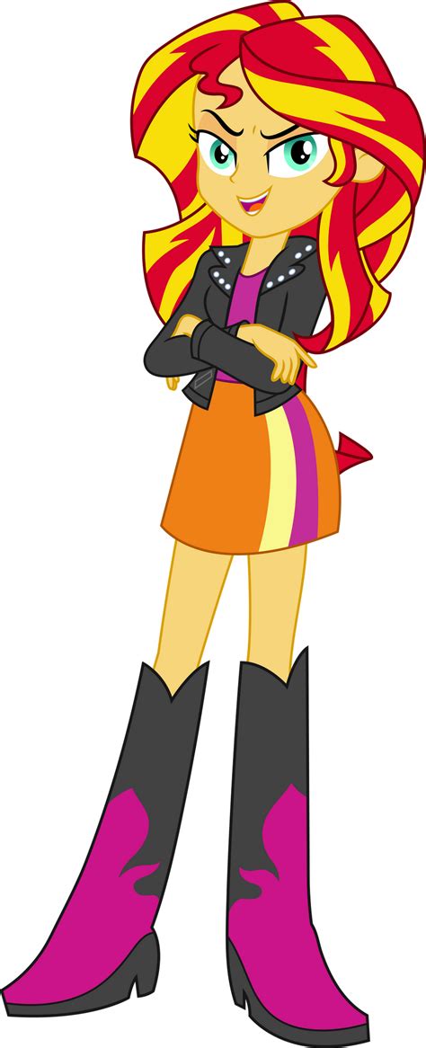 In the short, sunset is shown as princess celestia's prized student in magic arts, whom celestia hopes to. Equestria Girls Sunset Shimmer Vector by Sugar-Loop on ...
