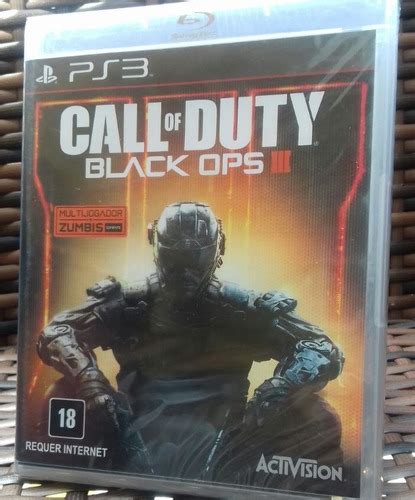 Call Of Duty Black Ops 3 Ps3 Bo3 Mídia Física Novo Lacrado