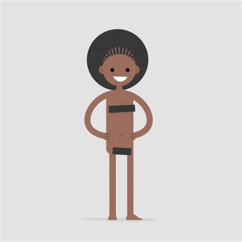 Clip Art Of African American Women Nude Illustrations Royalty Free