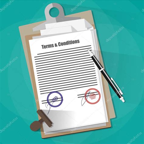 Terms And Conditions Legal Agreement — Stock Vector © Abscent 114855904