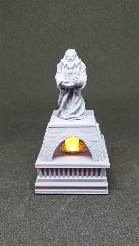 Brazier With Led Candle Rpg Dungeons And Dragons Dandd Etsy
