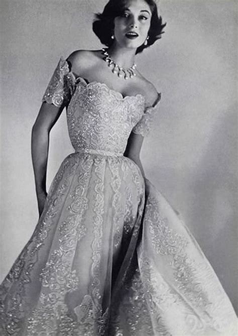 Chanel Evening Gown 1954 Vintage Gowns Fashion Gowns