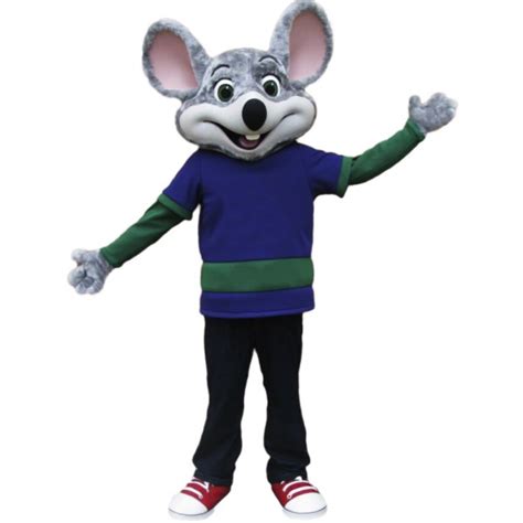 Chuck E Cheese Mascot Costume Happy Lightweight Mouse Mascot Costume