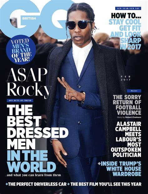 A$ap rocky was peak menswear at raf simons' calvin klein show. GQ magazine: February issue highlights | British GQ