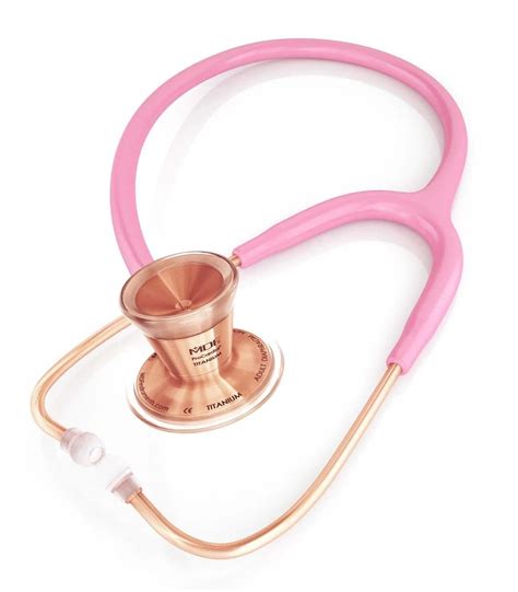 Mdf Procardial Titanium Stethoscope Light Pink Rose Gold