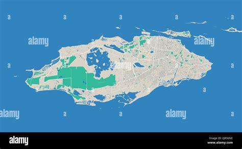 Nassau Vector Map Detailed Map Of Nassau City Administrative Area