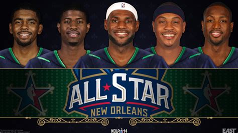 2014 Nba All Star East Starters 1920×1080 Wallpaper Basketball