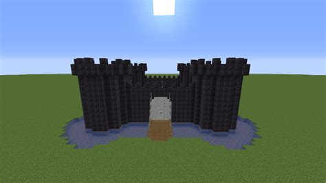 I Build Castle With Polished Blackstone Rminecraft