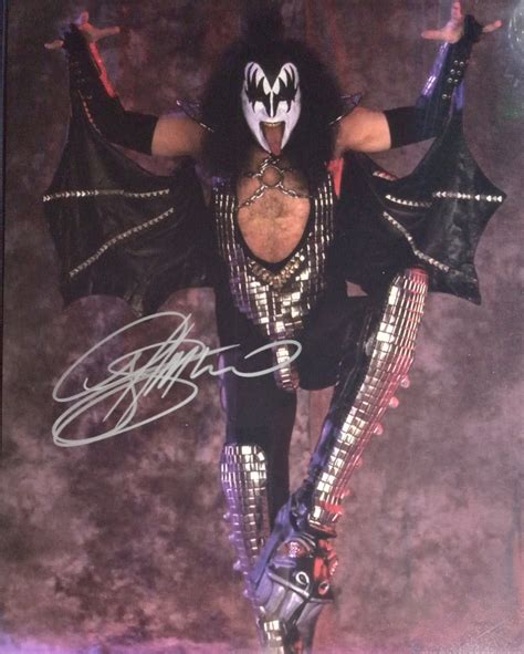 Gene Simmons 11x14 Authentic Signed Photo W Coa Kiss The Demon Etsy