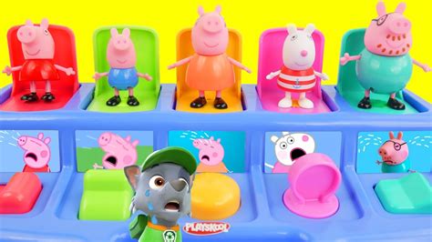 Pop Up Toys With Pig Peppa Surprises Youtube