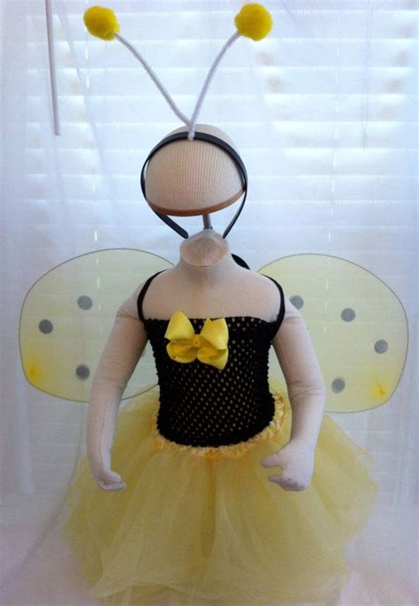 Bumblebee Dress Up Petti Skirt Tutu With Wings And Antennae Headband