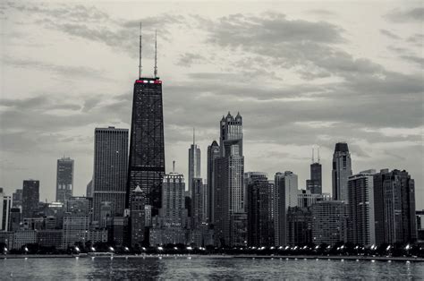 738588 Houses Skyscrapers Usa Chicago City Megapolis Rare