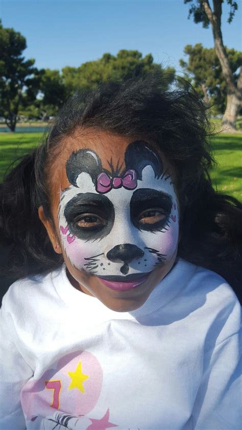 My Favorite Panda Face Paint Design So Cute Find More And Book At