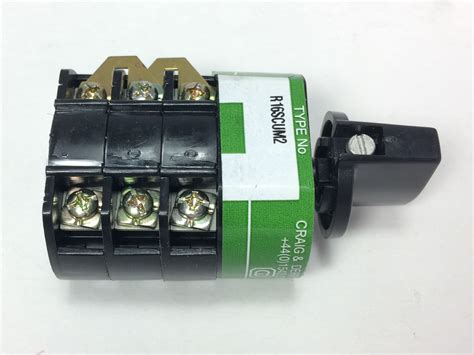 Rowlett 8 Slice 4 Position Rotary Selector Switch 16amp Single Phase