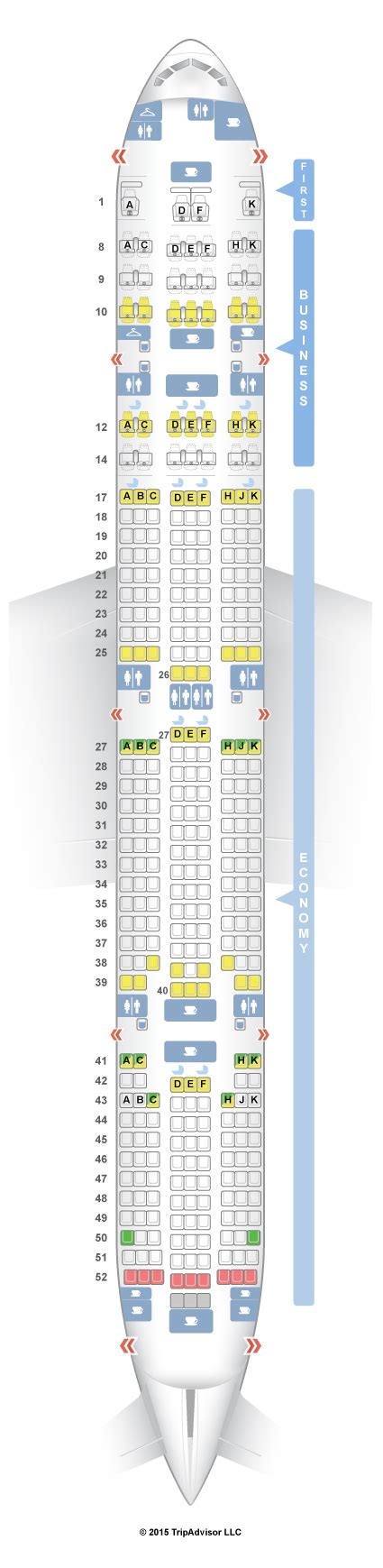 Seatguru Seat Map Air India Boeing 777 300er 77w