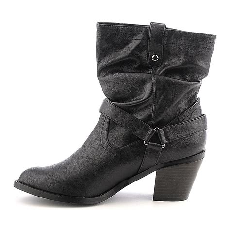 Shiekh Low Heel Ankle Boot B Hw1847 Fd B Hw1847blk Shiekh