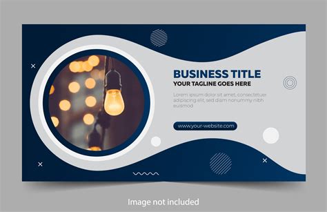 Business Banner Design With Wavy Blue Shapes 1225388 Vector Art At Vecteezy