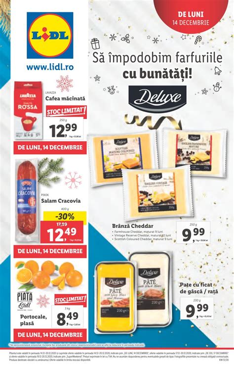 Catalog Lidl 14 Decembrie 20 Decembrie 2020 Catalog Promotii Lidl