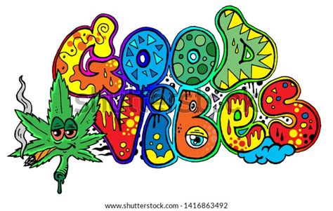 Good Vibes Doodle Art Illustration ilustrações stock Shutterstock