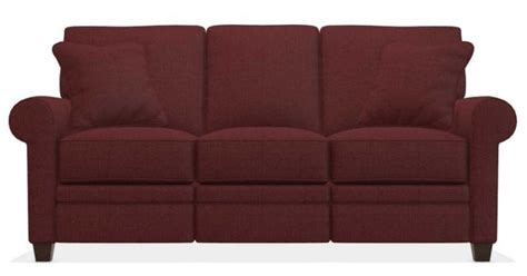 La Z Boy® Colby Duo® Claret Reclining Sofa Johnsons Furniture And Appliances