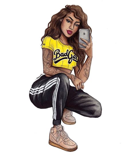 20 year old polish illustrator draws the fiercest fashionistas in this drawing series afropunk