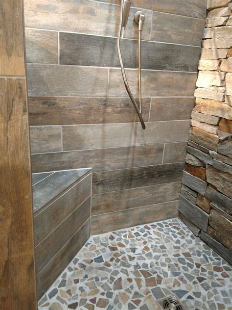 164 free images of tiled bathroom. Corner bench in walk in tile shower White Tiled Walk In ...