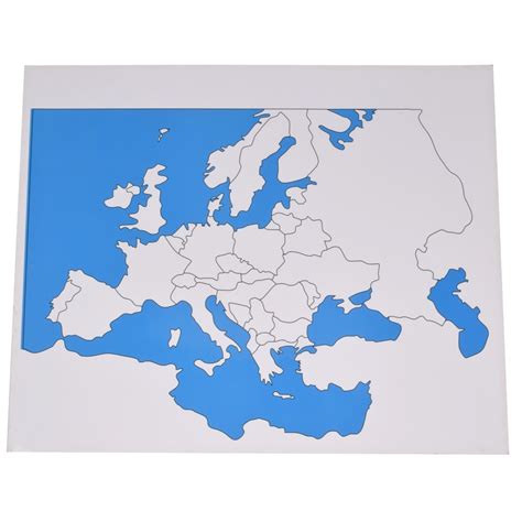 Control Map Europe Unlabeled Kidken Edu Solutions