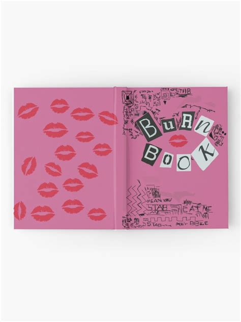 Mean Girls Burn Book Hardcover Journal For Sale By Bridgetlynnc Redbubble