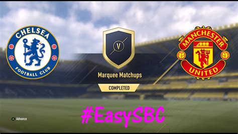 Fifa 17 Marquee Matchups Chelsea Vs Manchester United Youtube